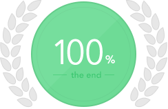 问卷已经100%完成